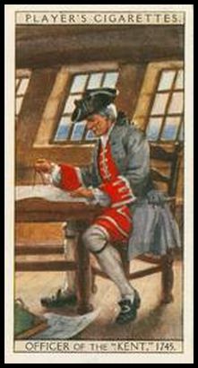 17 Officer of the 'Kent,' 1745